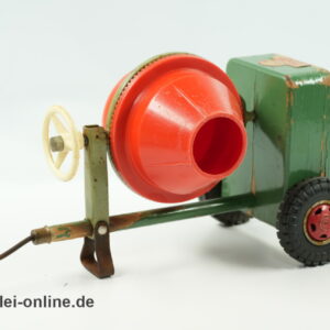 Steiff Betonmischer | Mörtelmaschine | Vintage 50-60er Jahre Steiff Traktor Anhänger