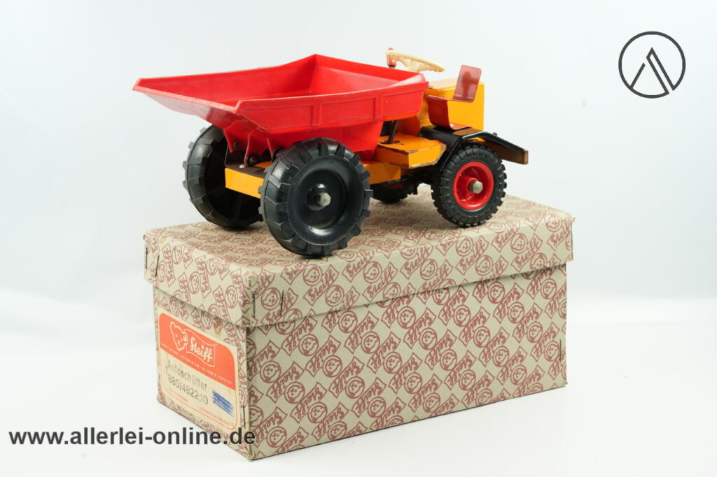 Steiff Autoschütter | Muldenkipper | Vintage 50-60er Jahre Steiff Spielzeug mit OVP - Originalkarton