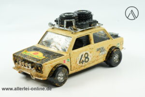 Vintage Politoys Fiat 128 Abarth Ralley | East African Safari | 1/25 Made in Italy