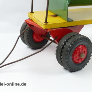 Steiff Kipplore Traktor Anhänger | Kippmuldenanhänger | Vintage 50-60er Jahre Steiff Holzspielzeug
