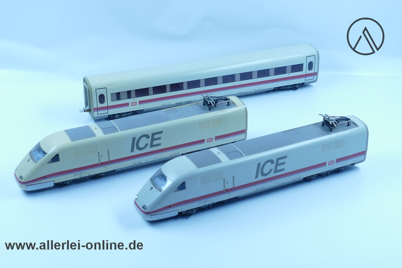 Märklin H0 | ICE 1 Inter-City-Express Triebwagenzug 401 069-0 | 401 569-9 mit Zwischenwagen 802 067-9 Märklin H0 | ICE 1 Inter-City-Express Triebwagenzug 401 069-0 | 401 569-9 mit Zwischenwagen 802 067-9