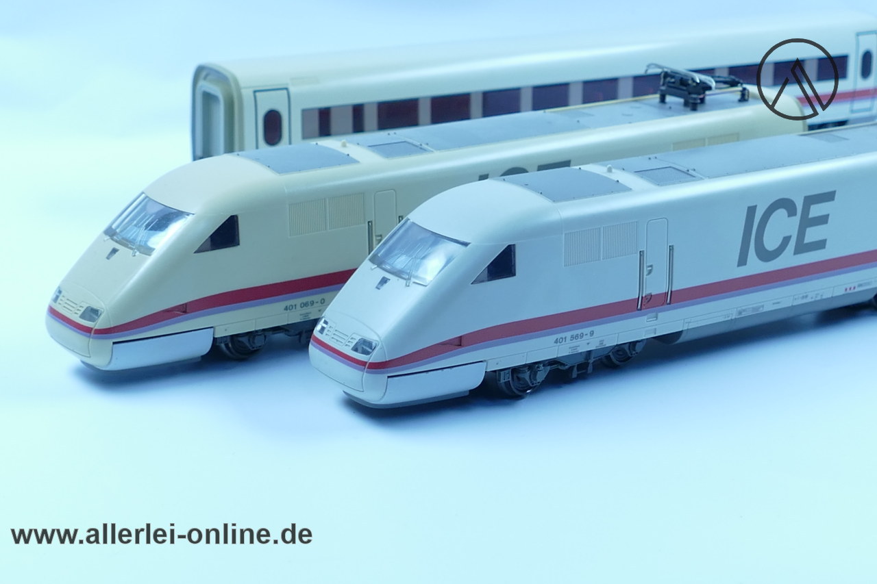 Märklin H0 | ICE 1 Hochgeschwindigkeitszug 401 069-0 | 401 569-9 mit Zwischenwagen 802 067-9 Märklin H0 | ICE 1 Hochgeschwindigkeitszug 401 069-0 | 401 569-9 mit Zwischenwagen 802 067-9
