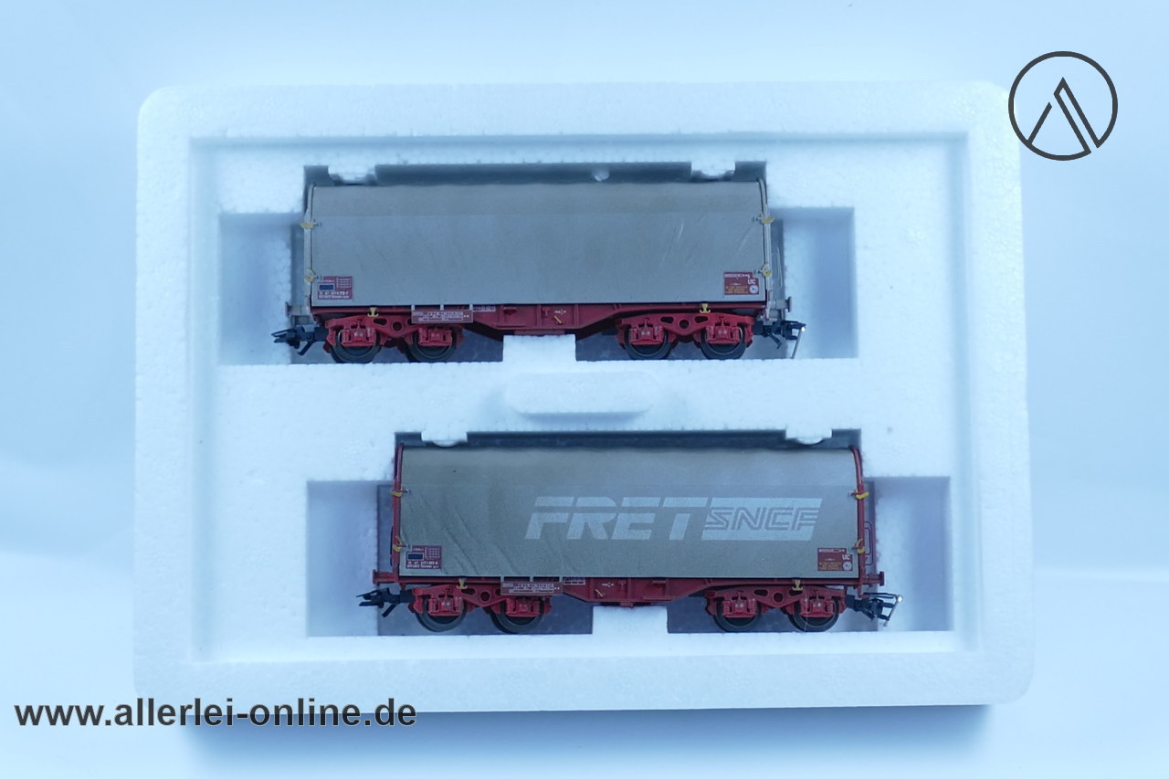 Märklin H0 | Märklin 47209 FRET Wagenset für Walzstahl-Coils | 2 tlg. SNCF Cargo Güterwagen-Set Märklin H0 | Märklin 47209 FRET Wagenset für Walzstahl-Coils | 2 tlg. SNCF Cargo Güterwagen-Set