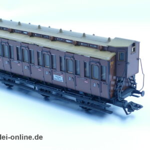 Märklin 4208 Doppel-Abteilwagen 3.Klasse der KPEV | 3-Achsiger Personenwagen mit OVP