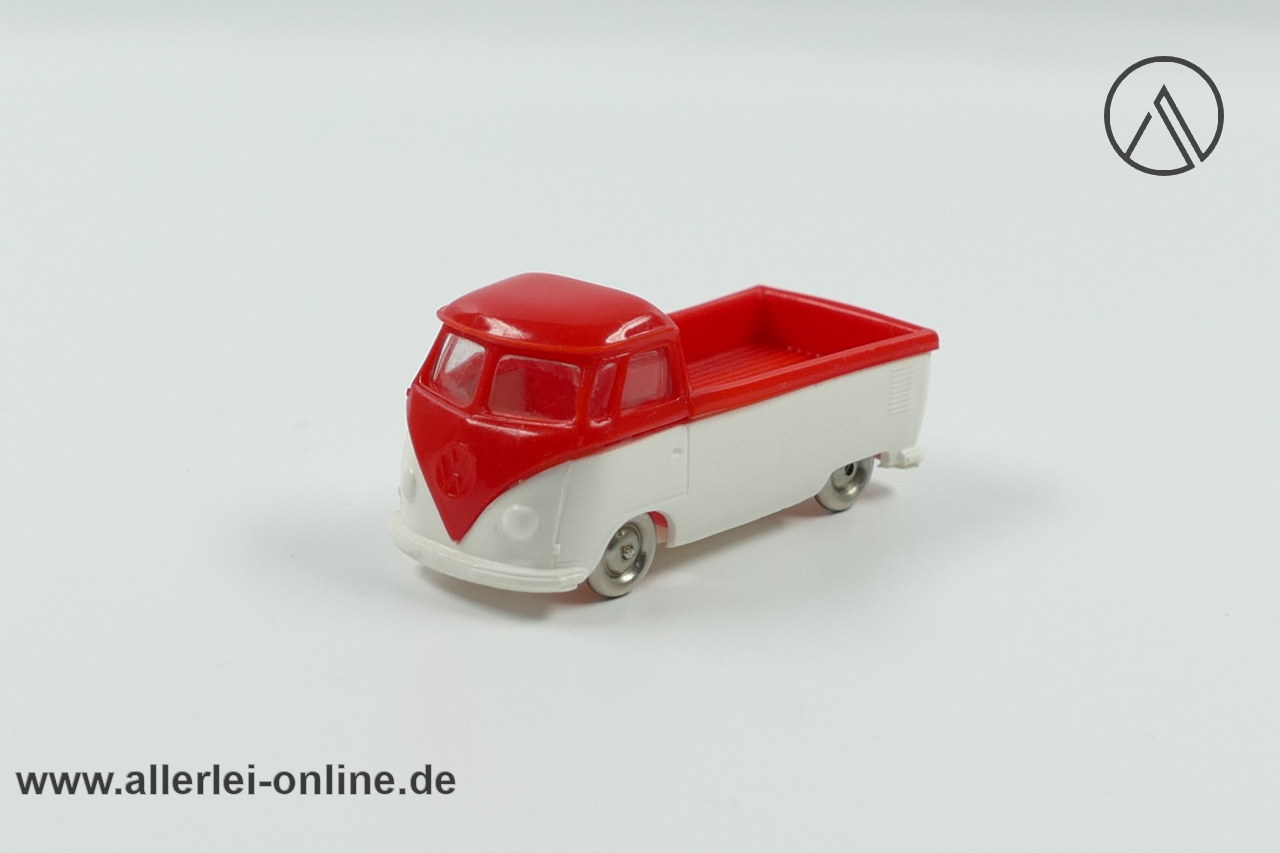 Lego® 1/87 Volkswagen T1 VW Bus | Pritsche | Pritschenwagen rot/weiß Lego® 1/87 Volkswagen T1 VW Bus | Pritsche | Pritschenwagen rot/weiß