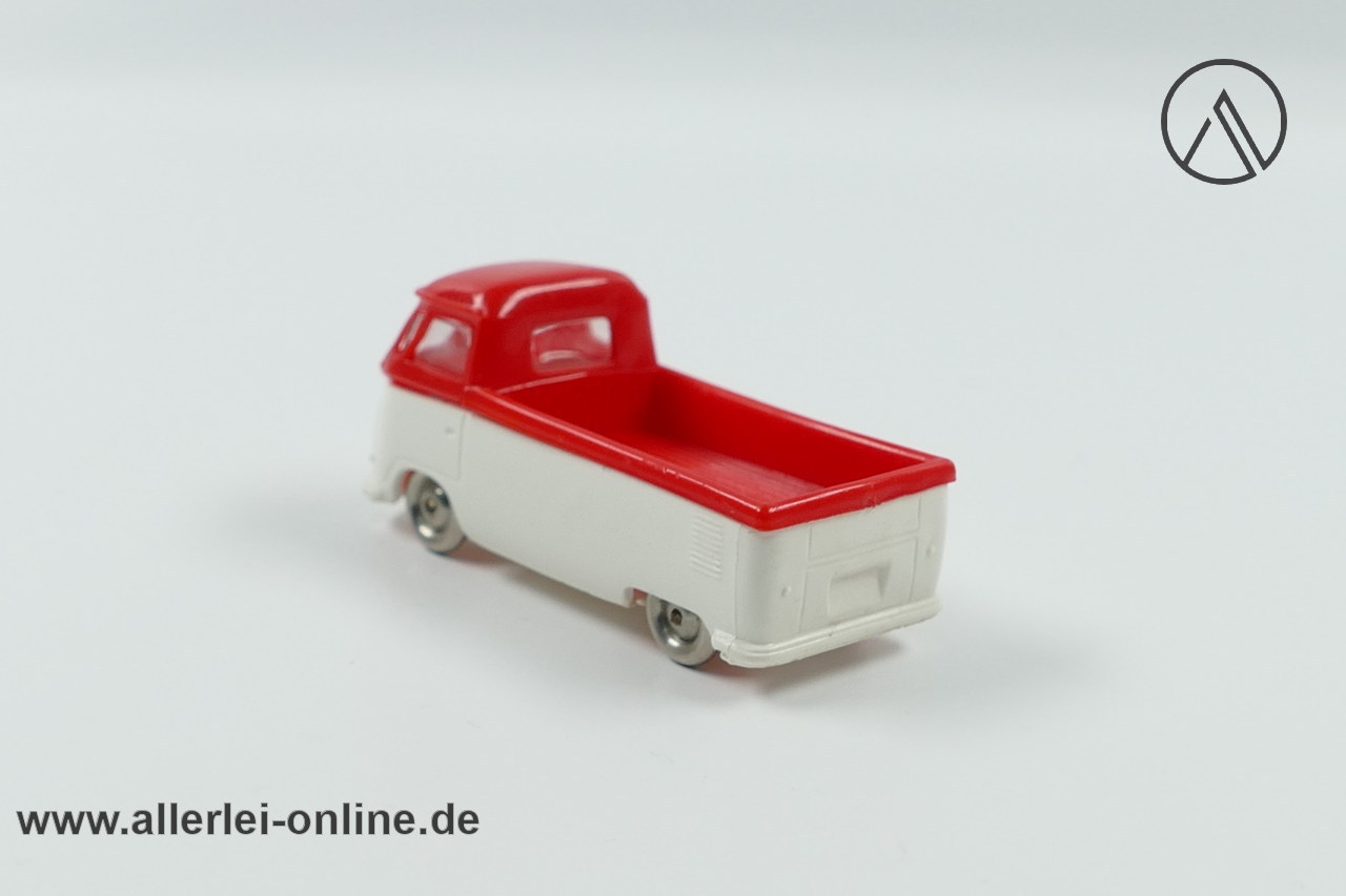 Lego® 1/87 Modellauto Volkswagen T1 VW Bus | Pritsche | Pritschenwagen rot/weiß Lego® 1/87 Modellauto Volkswagen T1 VW Bus | Pritsche | Pritschenwagen rot/weiß