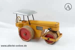 Steiff Straßenwalze | Holzspielzeug Strassenwalze | Vintage 50-60er Jahre Steiff Baumaschine