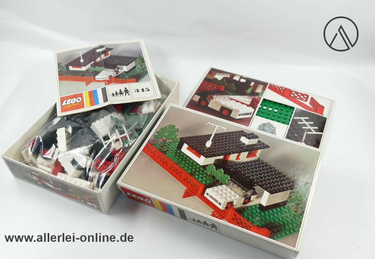 LEGO® 345 | LEGO® House with Mini Wheel Car | mit Original Bauanleitung mit Original Schachtel LEGO® 345 | LEGO® House with Mini Wheel Car | mit Original Bauanleitung mit Original Schachtel