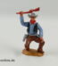 Timpo Toys | Cowboy hockend mit Gewehr | Vintage Timpo Toys Steckfigur
