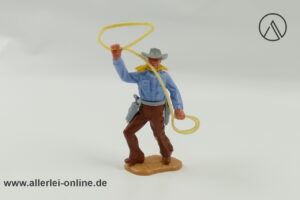 Timpo Toys | Cowboy stehend mit Lasso | Vintage Timpo Toys Steckfigur