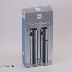 Stoha Design Menage | Essig und Ölsprüher Set | Edelstahl | unbenutzt mit OVP