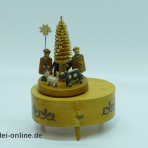 Reuge Spieldose Spieluhr | Expertico GBR Erzgebirge | Edelweiss | Swiss Musical Morement