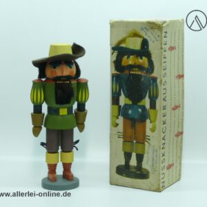 Vero DDR Nussknacker Musketier |Expertic Seiffen Erzgebirge | grün | 34 cm | in OVP