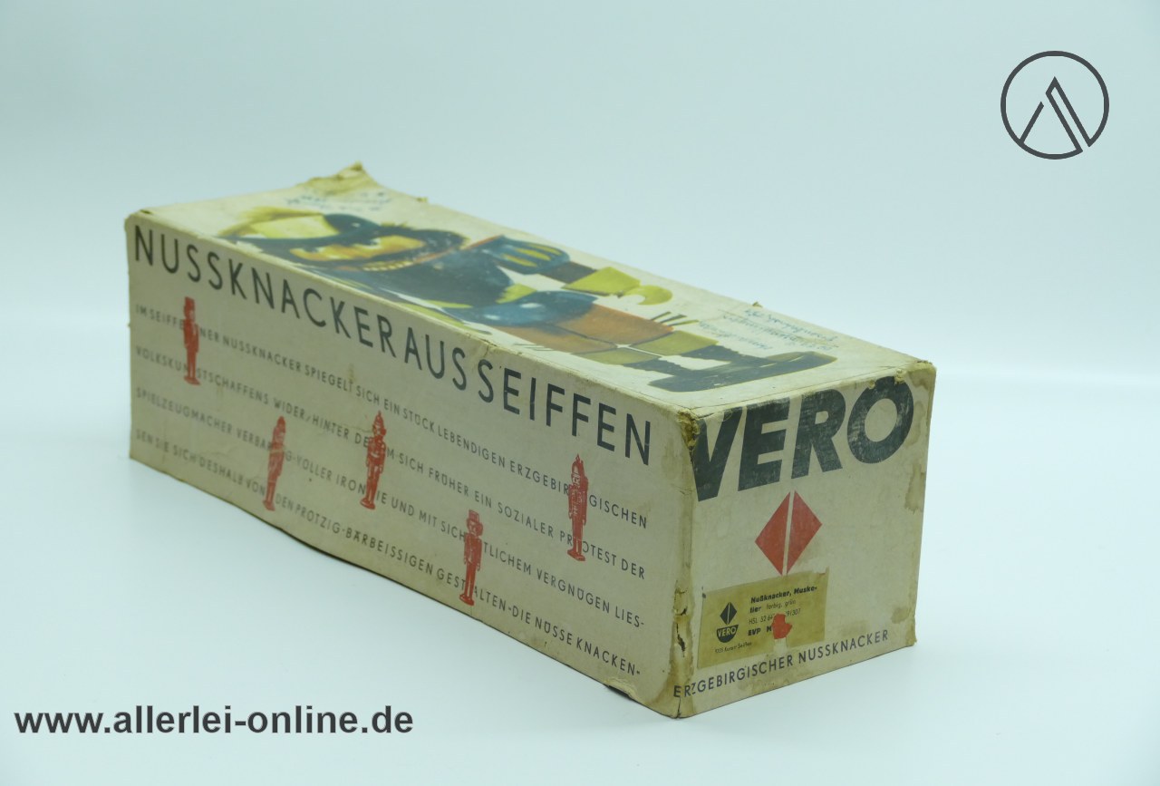 Vero DDR Nussknacker Musketier |Expertic Seiffen Erzgebirge | grün| OVP Vero DDR Nussknacker Musketier |Expertic Seiffen Erzgebirge | grün| OVP