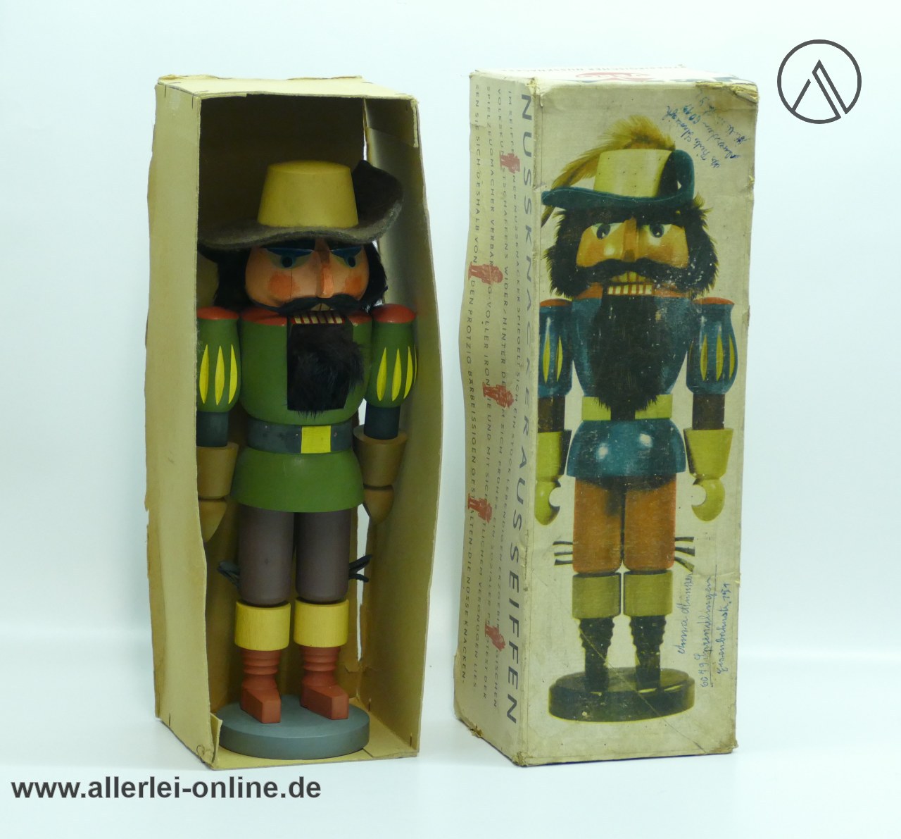 Vero Nussknacker Musketier |Expertic Seiffen Erzgebirge | grün| OVP Vero Nussknacker Musketier |Expertic Seiffen Erzgebirge | grün| OVP