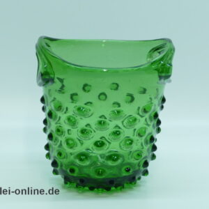 Vintage Eiskühler Noppenkrug | Glas Warzenkrug | Eiskühler Eiseimer | Noppenglas grün