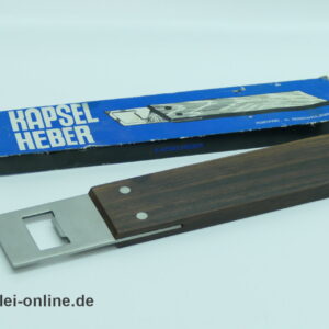 Kapselheber Flaschenöffner Bottel Opener | Rosenholzgriff Rostfrei in OVP