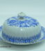 Tiefenfurt China Blau Porzellan Butterdose | Butterglocke | Echt Tuppack | Vintage Porzellan
