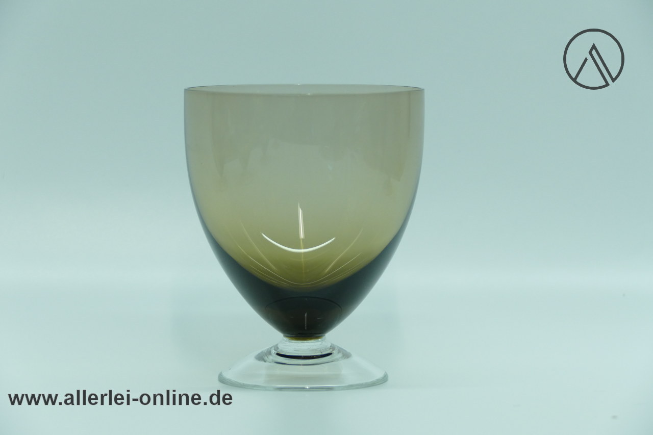 Rauchglas Bowle-Service mit 6 Rauchglas Gläser und Kelle aus Glas | 50-60er Jahre Schott Zwiesel Glas | Heinrich Löffelhardt Rauchglas Bowle-Service mit 6 Rauchglas Gläser und Kelle aus Glas | 50-60er Jahre Schott Zwiesel Glas | Heinrich Löffelhardt