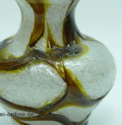 Spiegelau Bayern | Schaumglas Glas Vase | Blumenvase - Irisierende Glasauflage