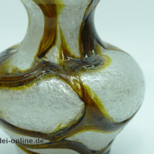 Spiegelau Bayern | Schaumglas Glas Vase | Blumenvase - Irisierende Glasauflage