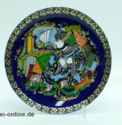 Rosenthal studio-linie | Björn Wiinblad | Sindbad der Seefahrer IV | Porzellan Wandteller