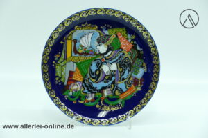 Rosenthal studio-linie | Björn Wiinblad | Sindbad der Seefahrer IV | Porzellan Wandteller