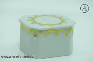 Hutschenreuther Porzellandose | Deckeldose |Goldverzierung | Vintage Porzellan