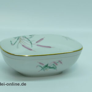 Thomas Porzellan | Dose - Deckeldose | Bonbonniere | 50er Jahre Schilf Libelle Dekor
