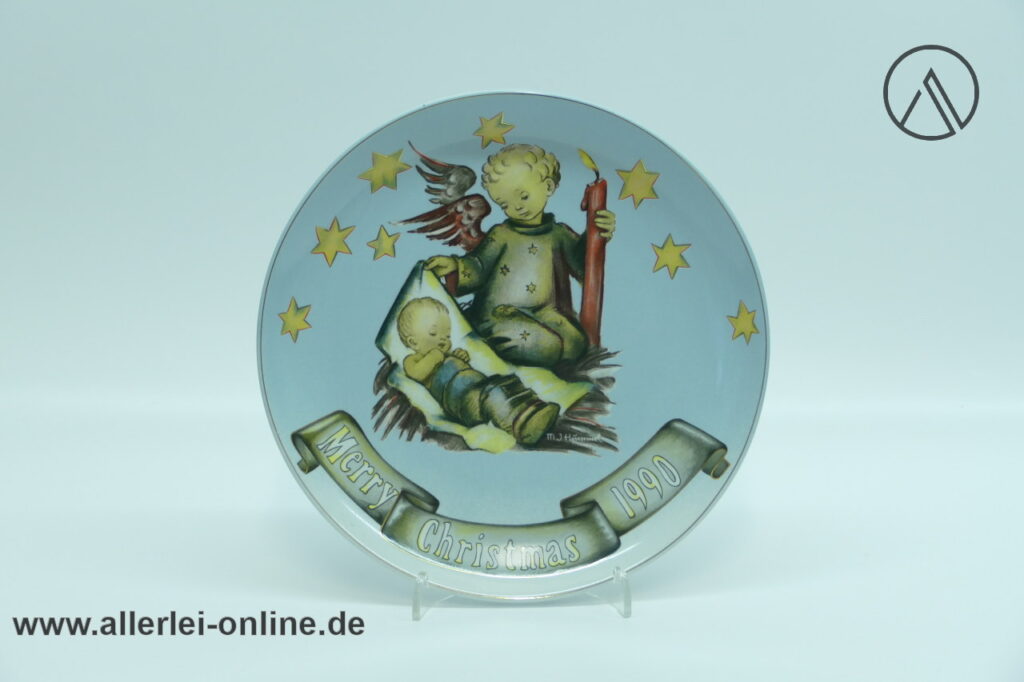 Hummel | Goebel Weihnachtsteller | Sammelteller | Merry Christmas 1990
