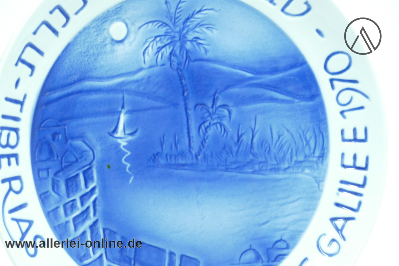 Naaman Israel Teller | Porzellan Wandteller - Platte | Tiberias und der See Genezareth 70er Jahre Naaman Israel Teller | Porzellan Wandteller - Platte | Tiberias und der See Genezareth 70er Jahre