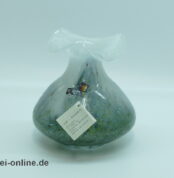 Alwe Regenhütte Glas Vase | Blumenvase | Signiert von 1993