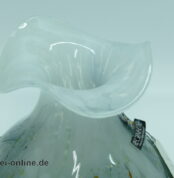 Alwe Regenhütte Glas Vase | Blumenvase | Signiert / 1993