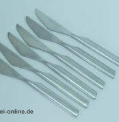 Rosenthal studio-linie | 6 Stück Rosenthal Composition Menü-Messer | Design Tapio Wirkkala für Rosenthal