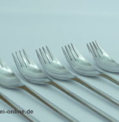 Rosenthal studio-linie | 6 Stück Rosenthal Composition Tafelbesteck Gabel | Menügabel | Design Tapio Wirkkala für Rosenthal