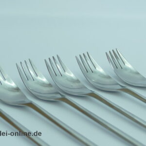 Rosenthal studio-linie | 6 Stück Rosenthal Composition Tafelbesteck Gabel | Menügabel | Design Tapio Wirkkala für Rosenthal