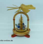 KWO Olbernhau Pyramide einstufig ,21 cm | Vintage Erzgebirge Pyramide