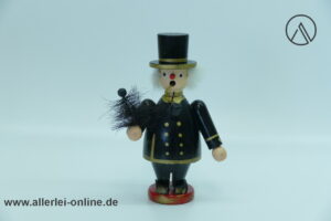 Alter Schornsteinfeger Räuchermann | Kaminfeger Räuchermännchen | Alte Erzgebirgische Holzkunst