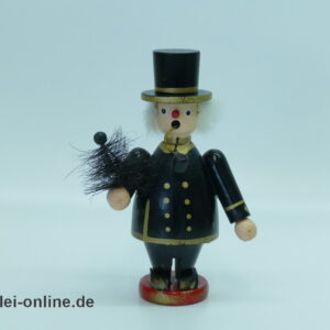 Alter Schornsteinfeger Räuchermann | Kaminfeger Räuchermännchen | Alte Erzgebirgische Holzkunst