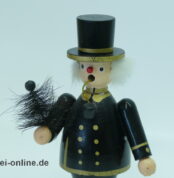 Alter Richard Glässer Schornsteinfeger Räuchermann | Kaminfeger Räuchermännchen | Alte Erzgebirgische Holzkunst