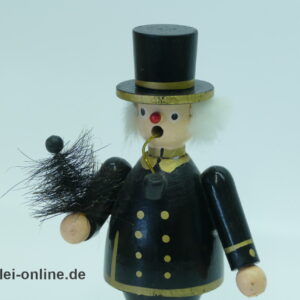 Alter Richard Glässer Schornsteinfeger Räuchermann | Kaminfeger Räuchermännchen | Alte Erzgebirgische Holzkunst