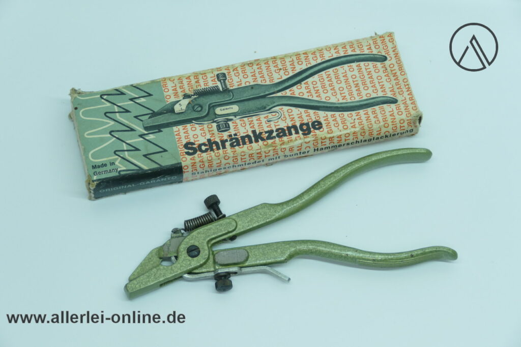 GARANTO Schränkzange | Sägenschränkzange | Stahlgeschmiedet - Hammerschlaglackierung