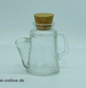 WMF Erdnusskanne | Glas Erdnuss Spender mit Korkverschluss | Vintage 70er Jahre