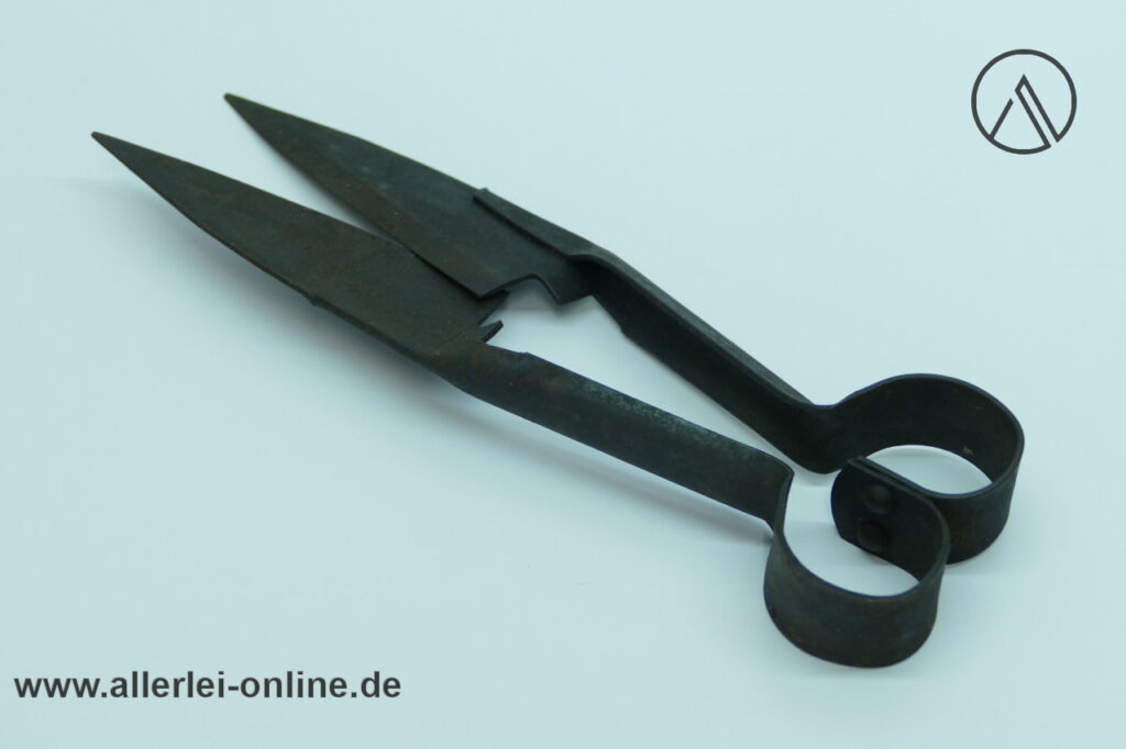 Antike Eisen Schere | Schafschere | Vintage Schafschur Schere - 30 cm
