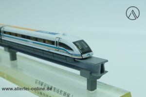 In Gedenken an die erste Fahrt der Magnetschwebebahn SMT - Shanghai Maglev Transportation | Transrapid Hochgeschwindigkeitszug Modell mit OVP
