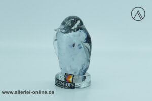 ALWE - Regenhütte Glas Pinguin | Briefbeschwerer - Glass Paperweight | Miniatur Glaspinguin ,bunt | Glaskunst Skulptur
