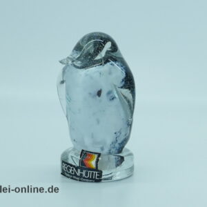 ALWE - Regenhütte Glas Pinguin | Briefbeschwerer - Glass Paperweight | Miniatur Glaspinguin ,bunt | Glaskunst Skulptur