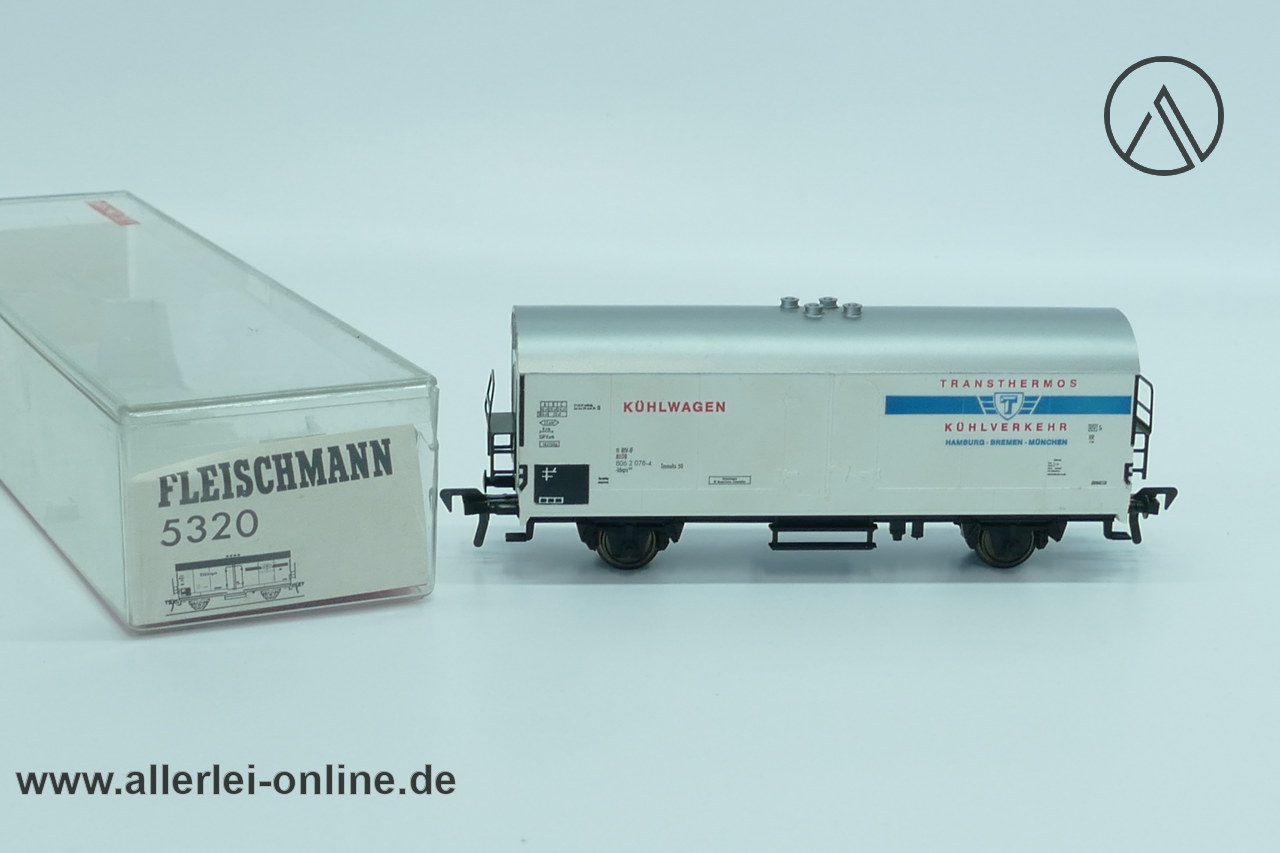Fleischmann H0 | 5320 Transthermos Kühlverkehr Kühlwagen 806 2 078-4 | 2-Achs Güterwagen Fleischmann H0 | 5320 Transthermos Kühlverkehr Kühlwagen 806 2 078-4 | 2-Achs Güterwagen