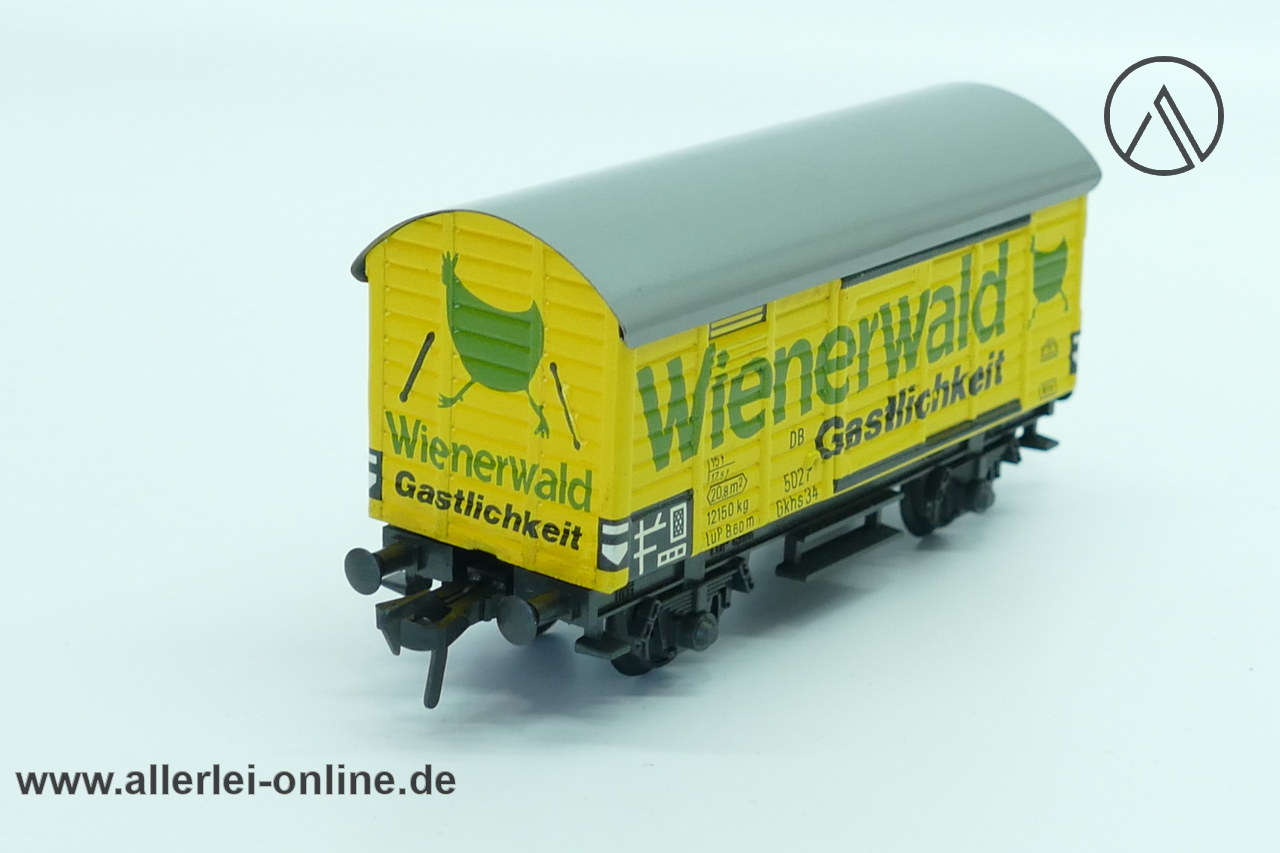 Fleischmann H0 | Fleischmann 5021 Wienerwald Gastlichkeit | 2-Achs Blech Güterwagen 12150 mit OVP Fleischmann H0 | Fleischmann 5021 Wienerwald Gastlichkeit | 2-Achs Blech Güterwagen 12150 mit OVP