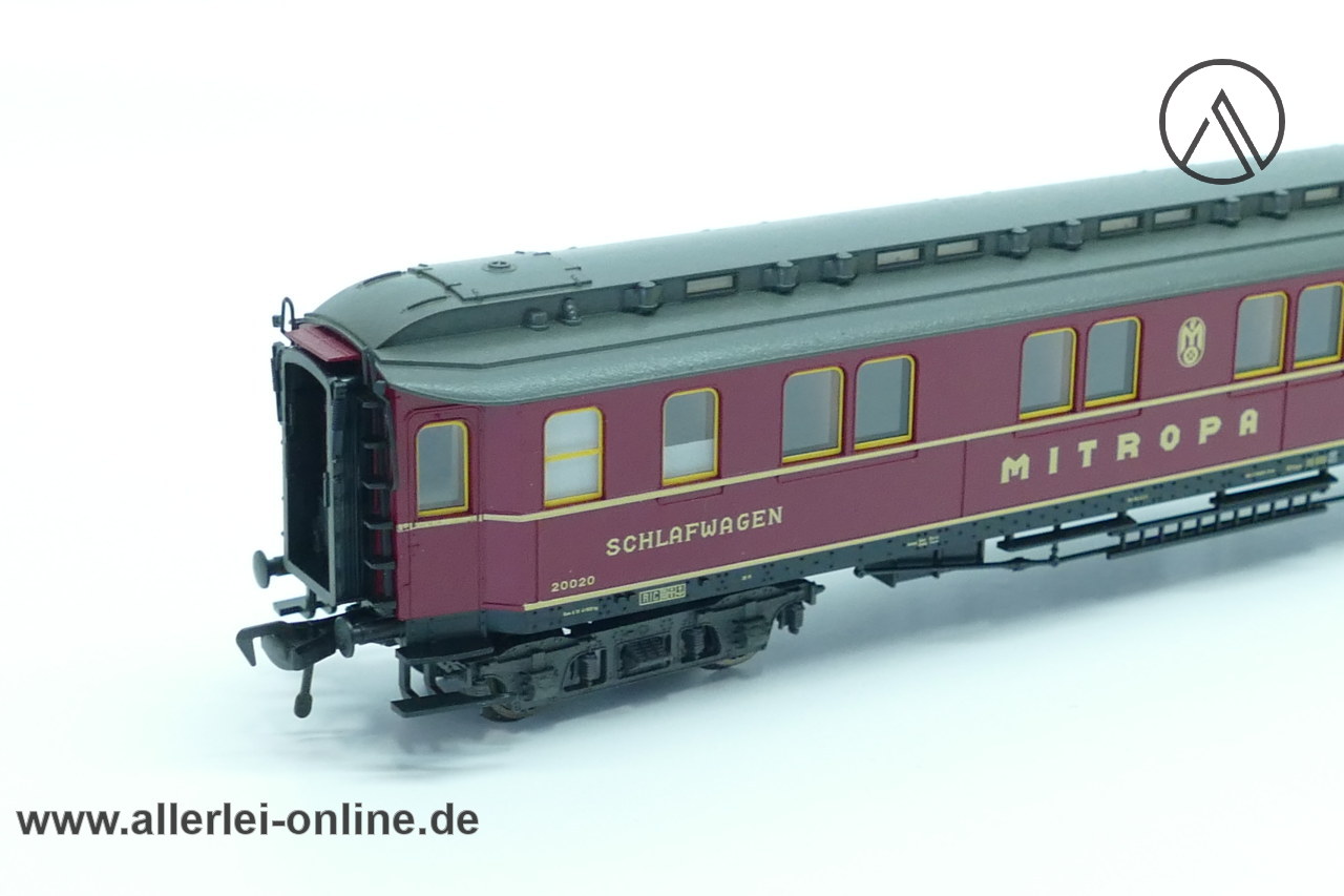 Fleischmann H0 | 5078 MITROPA Schlafwagen | 4-Achs D-Zug Wagen 20020 mit OVP Fleischmann H0 | 5078 MITROPA Schlafwagen | 4-Achs D-Zug Wagen 20020 mit OVP